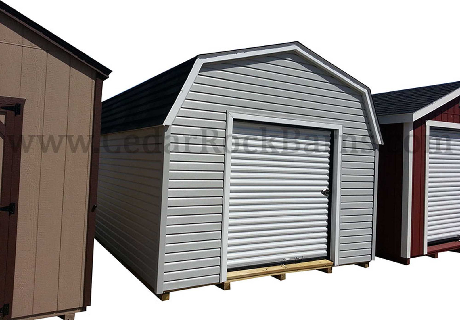 Vinyl High Barn Shed | Cedar Rock Barns