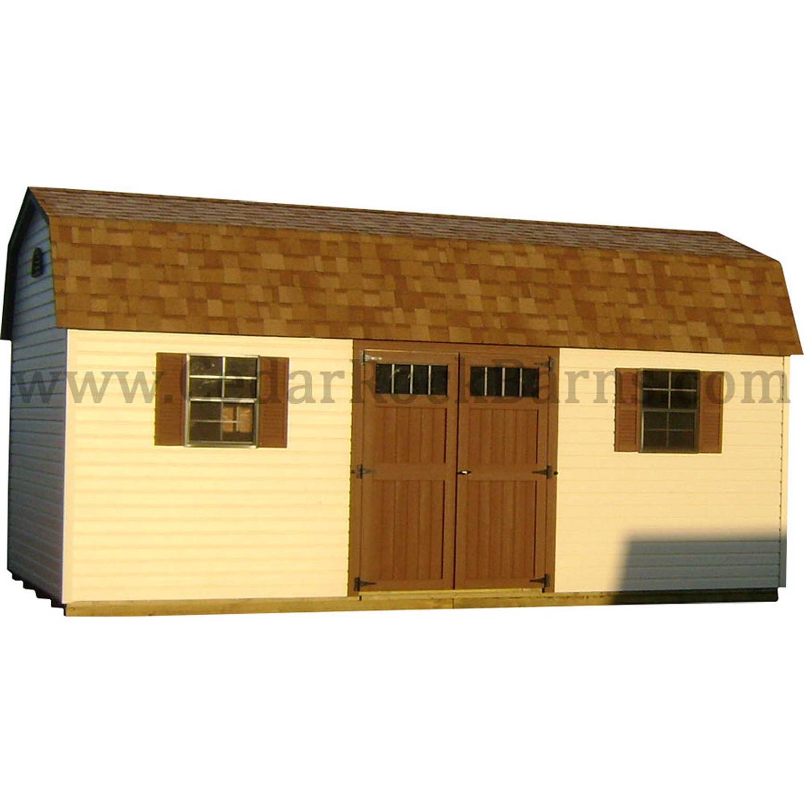 Painted Dutch Barn Shed | Cedar Rock Barns