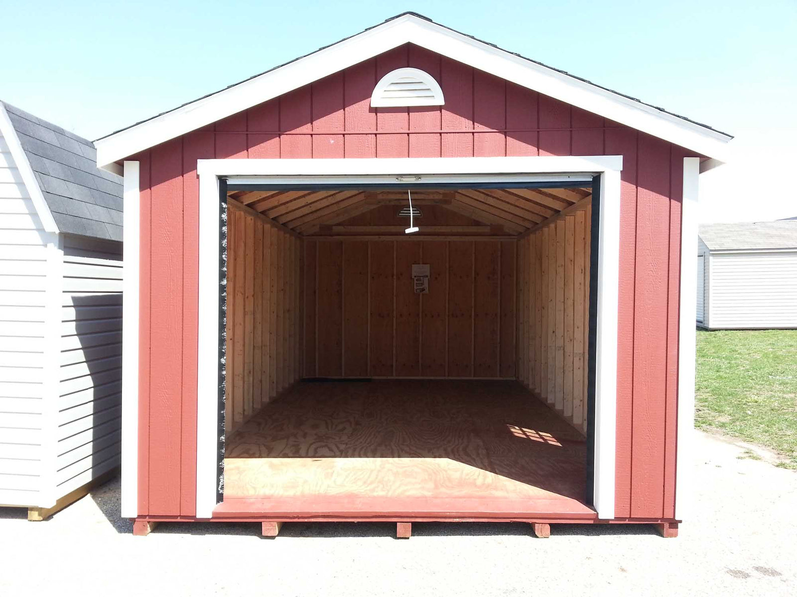 Painted Garage Deluxe Shed | Cedar Rock Barns