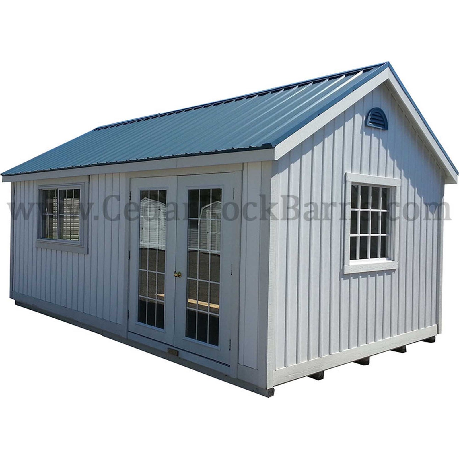 Vinyl Cape Cod Deluxe Shed | Cedar Rock Barns