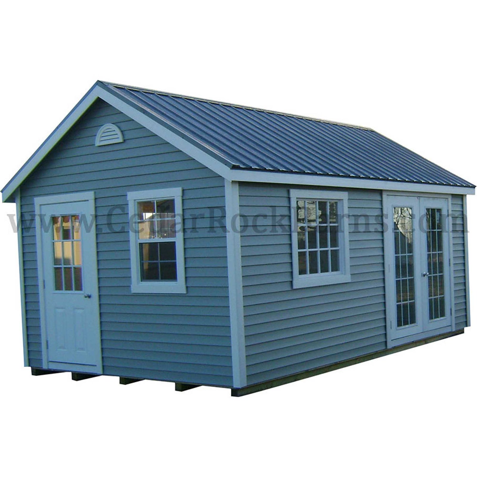Vinyl Cape Cod Deluxe Shed | Cedar Rock Barns