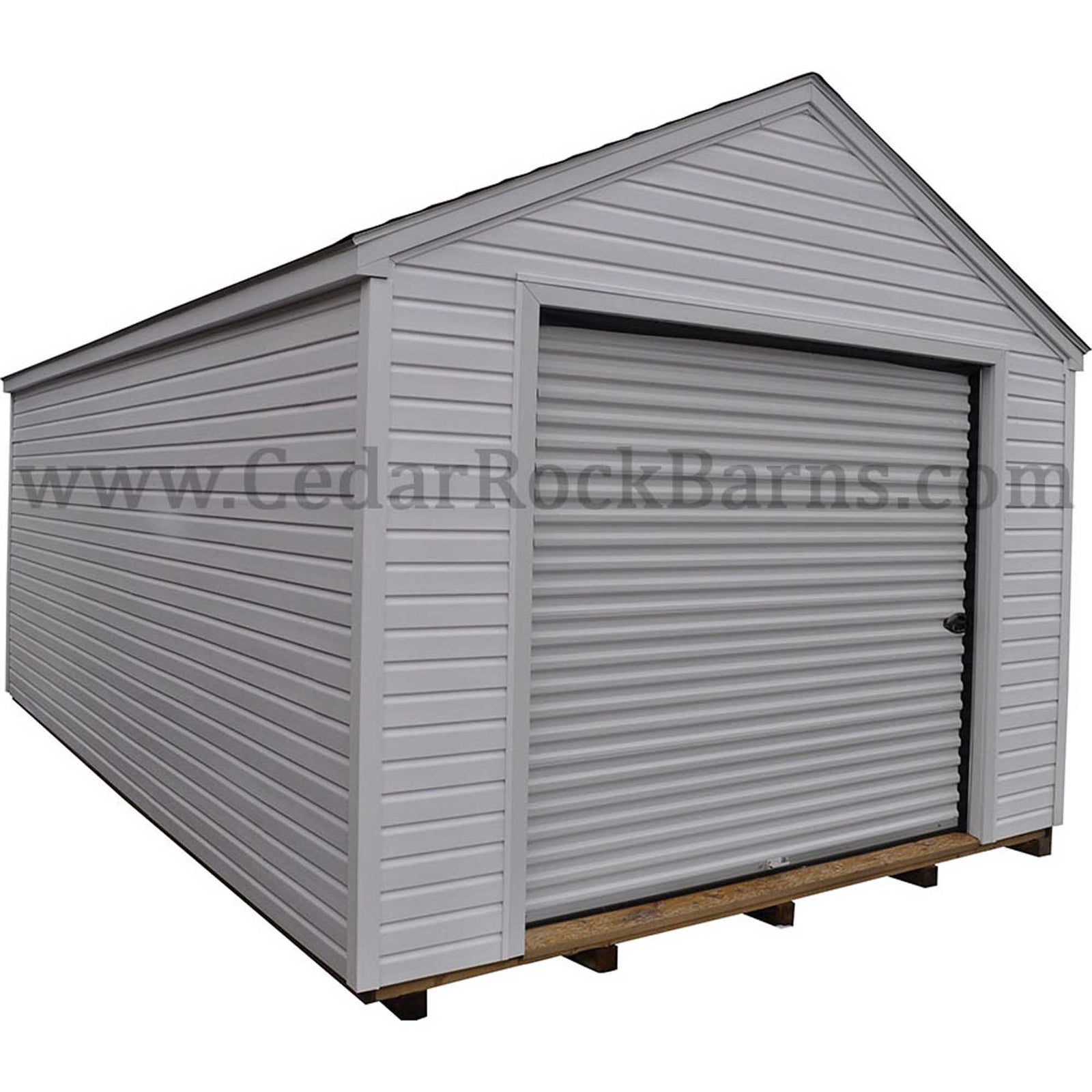 Vinyl Garage Shed | Cedar Rock Barns