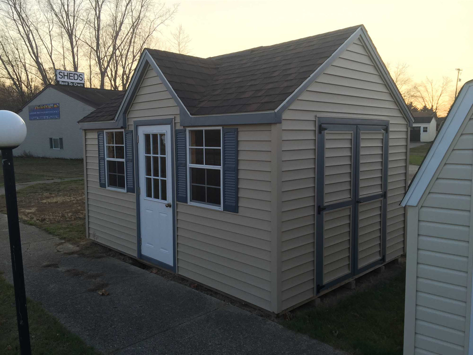 Vinyl Chalet Shed