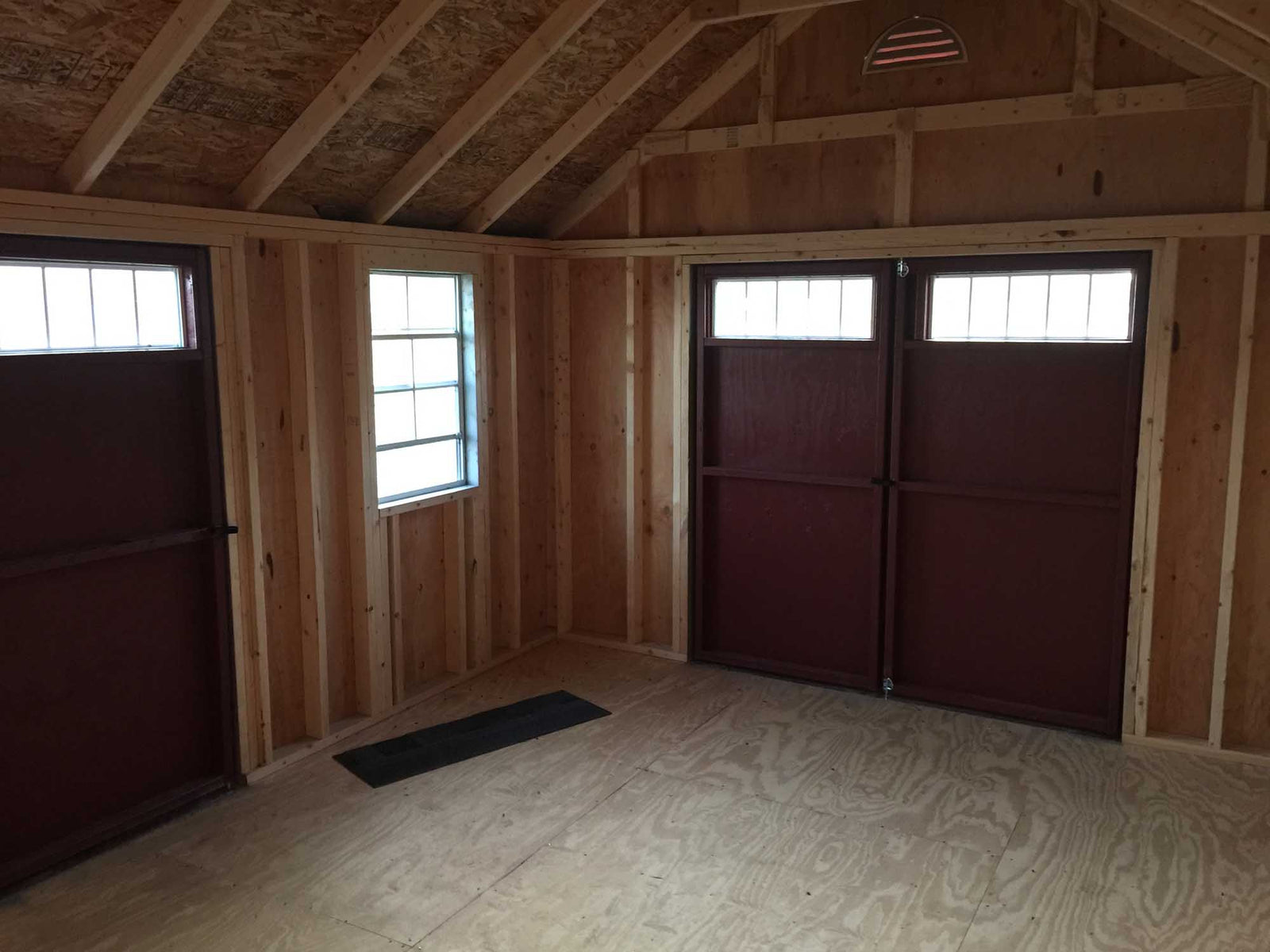 Painted Chalet Deluxe Shed | Cedar Rock Barns
