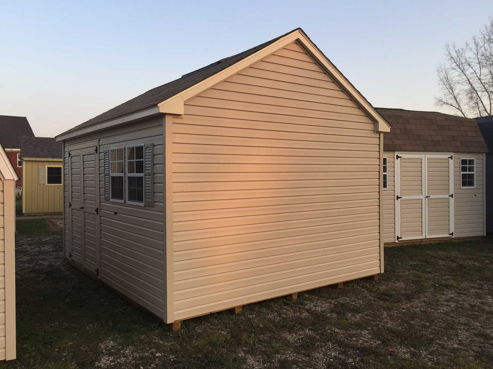 Vinyl Cape Cod Shed | Cedar Rock Barns