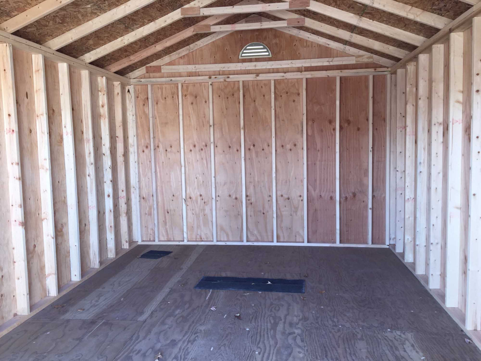 Painted Garage Shed | Cedar Rock Barns