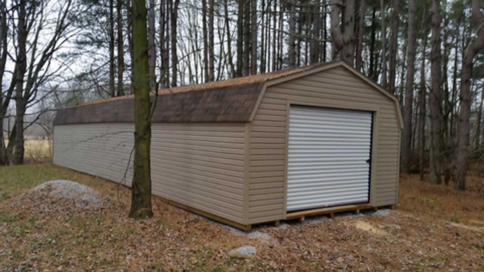Vinyl High Barn Shed | Cedar Rock Barns