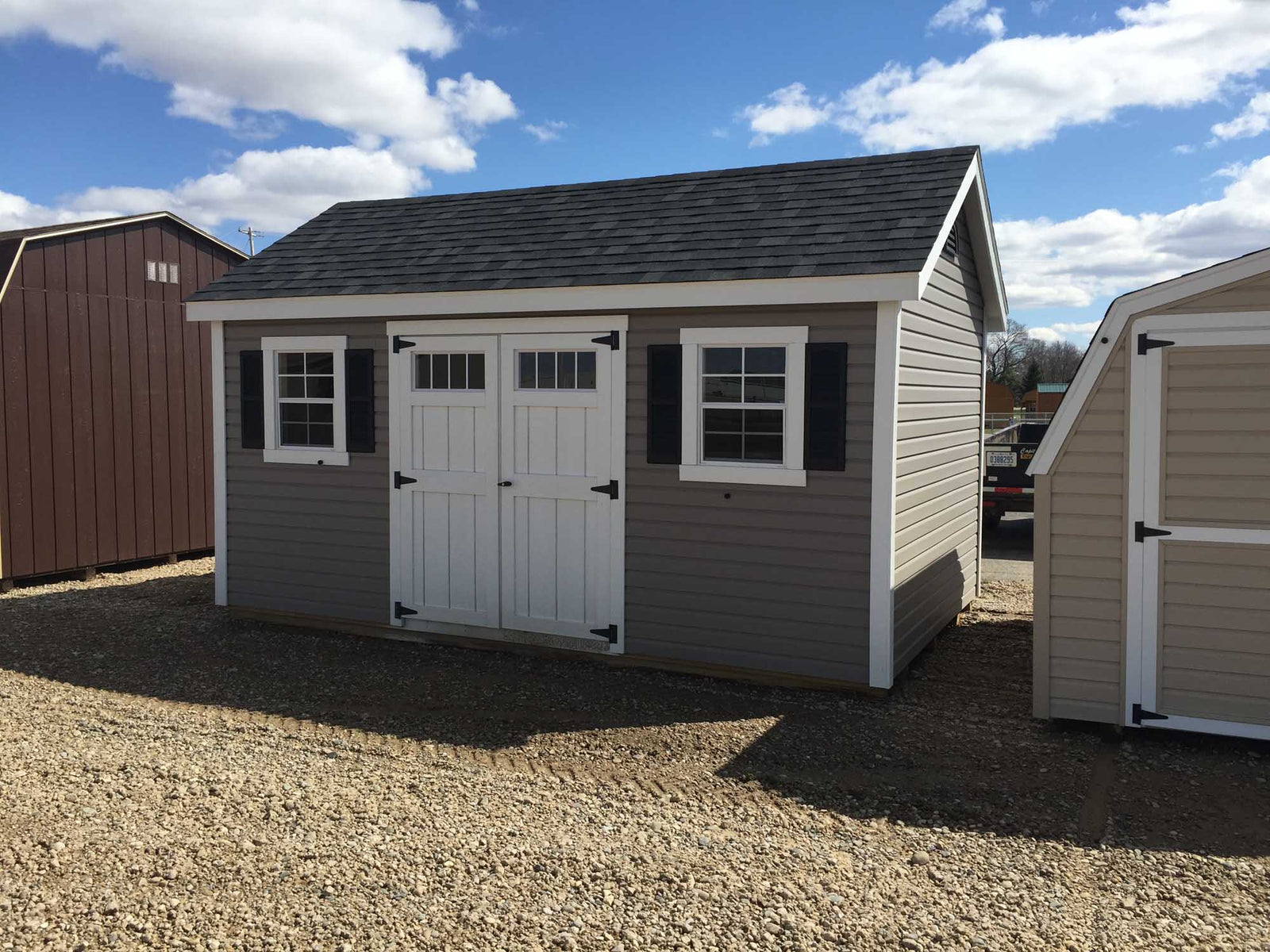 Vinyl Cape Cod Deluxe Shed | Cedar Rock Barns