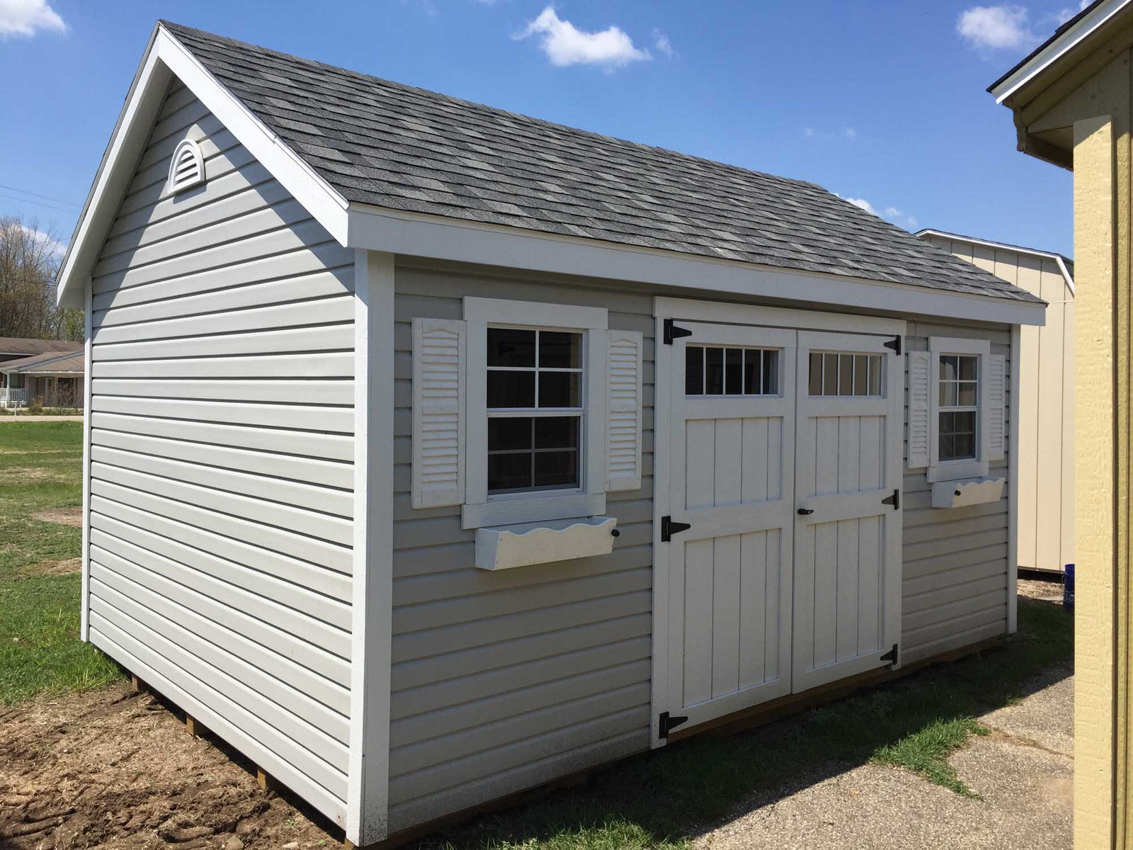 Vinyl Cape Cod Deluxe Shed | Cedar Rock Barns
