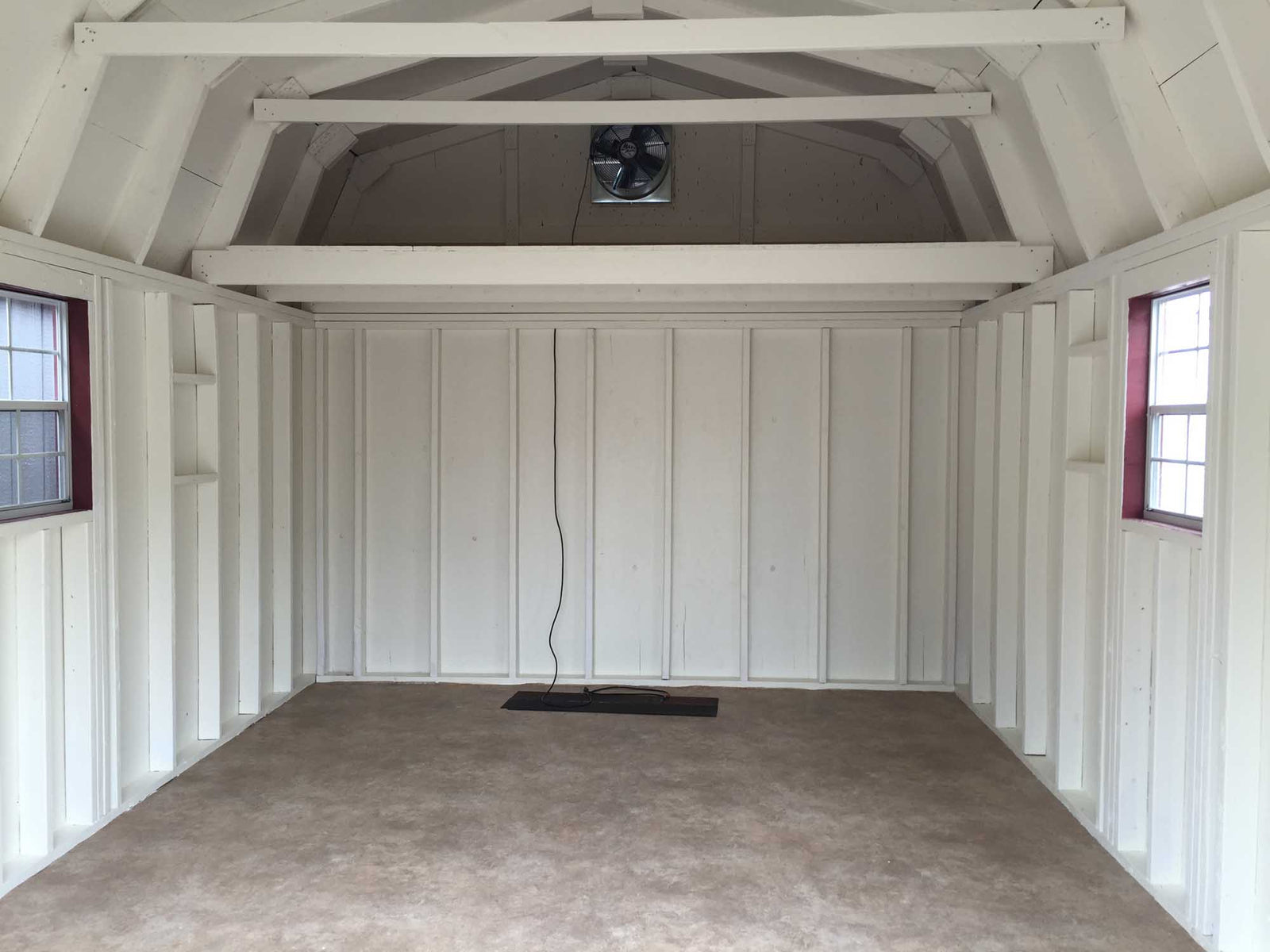 Painted High Barn Shed | Cedar Rock Barns