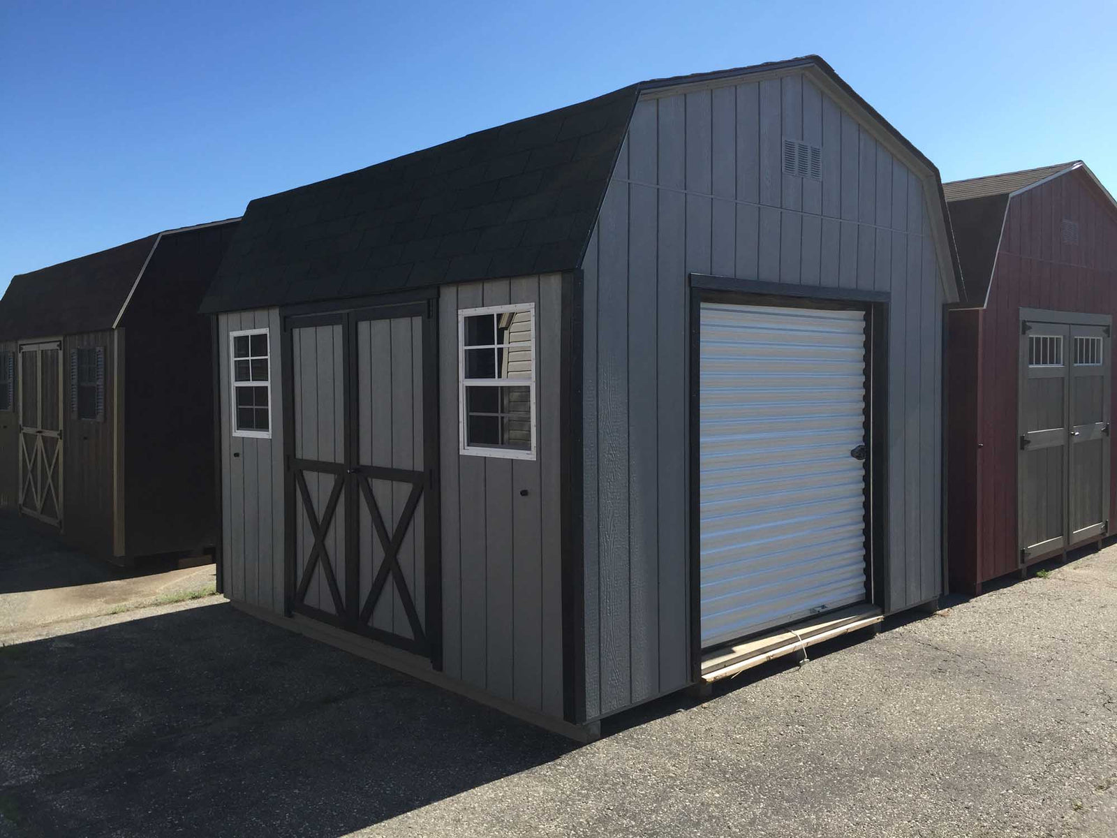 Painted Dutch Barn Shed | Cedar Rock Barns