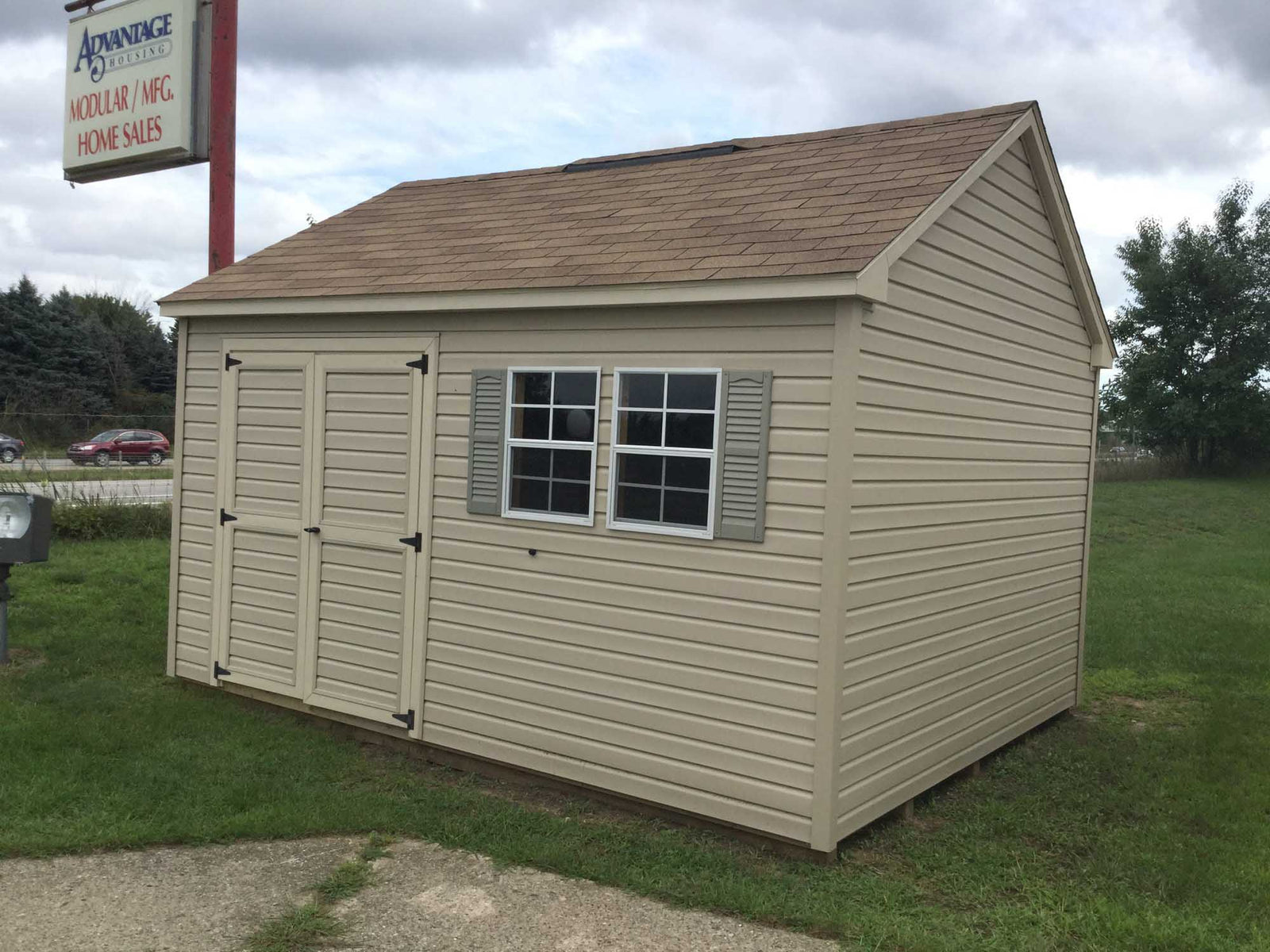 Vinyl Cape Cod Shed | Cedar Rock Barns