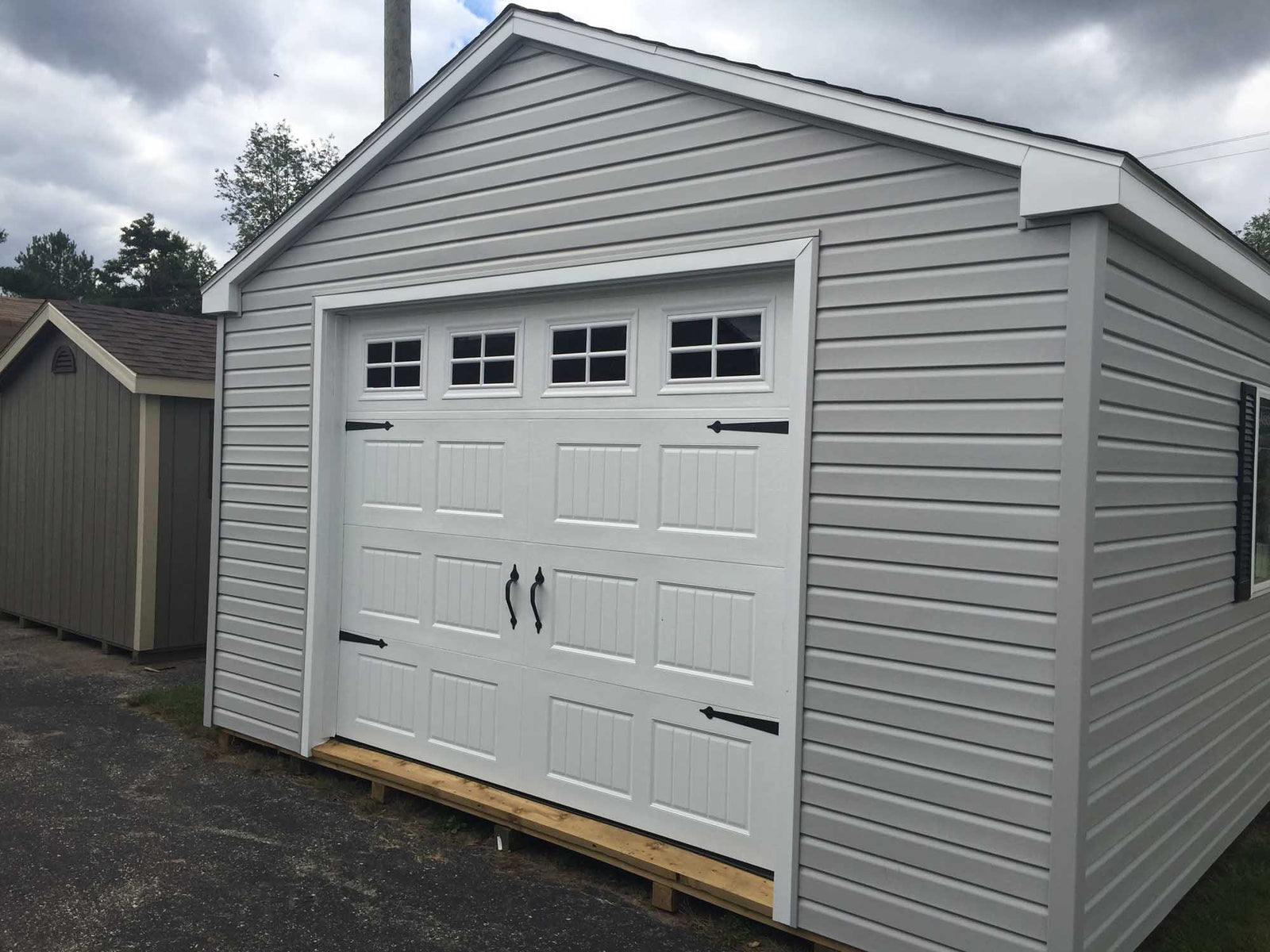 Vinyl Garage Shed | Cedar Rock Barns