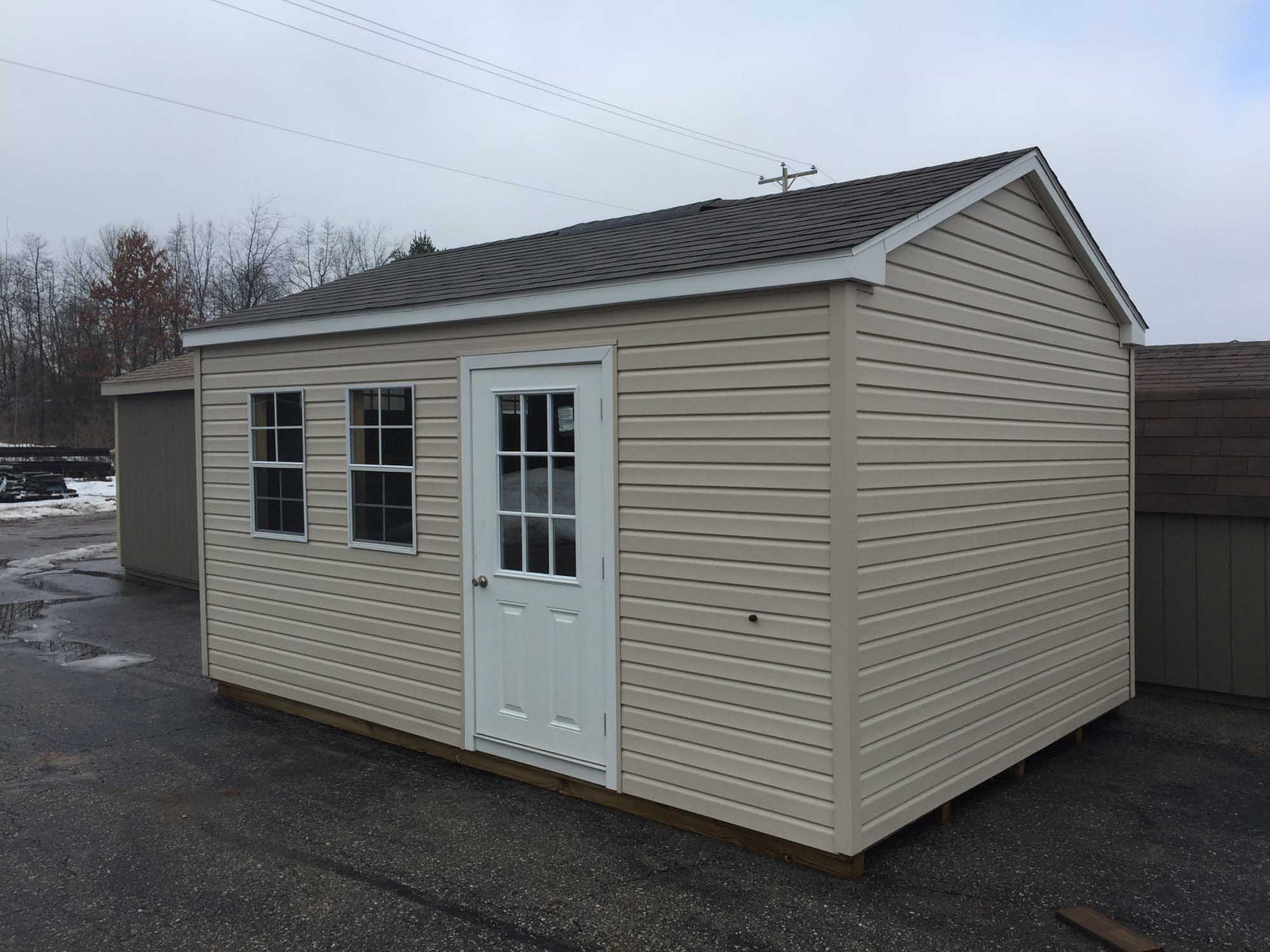 Vinyl Garage Shed | Cedar Rock Barns