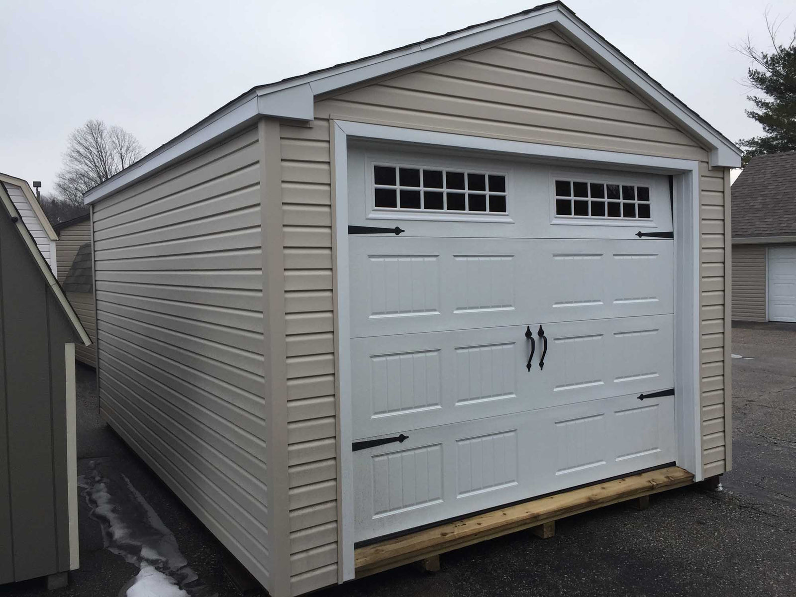 Vinyl Garage Shed | Cedar Rock Barns