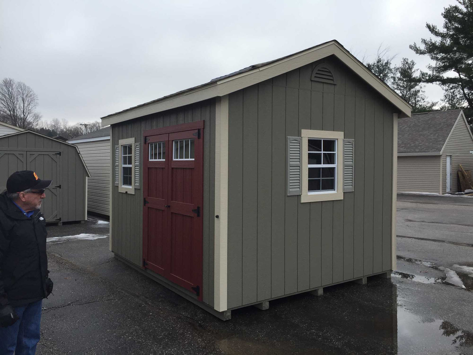 Painted Cottage Deluxe Shed | Cedar Rock Barns