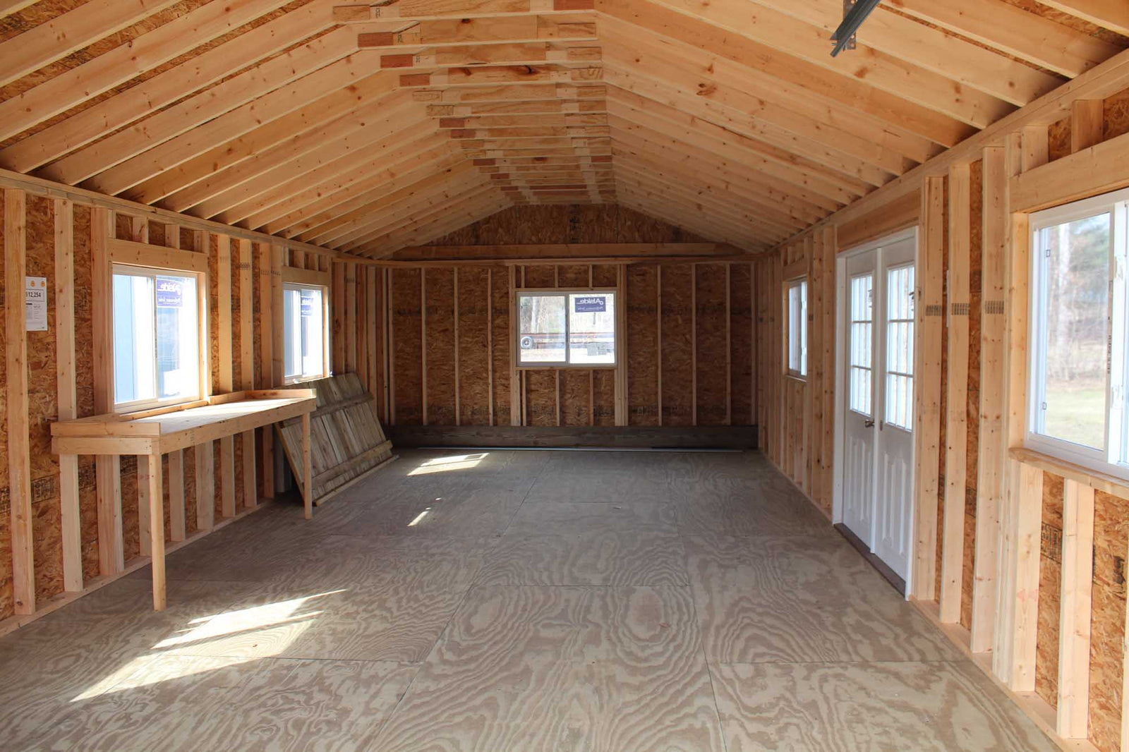 Vinyl Garage Deluxe Shed | Cedar Rock Barns