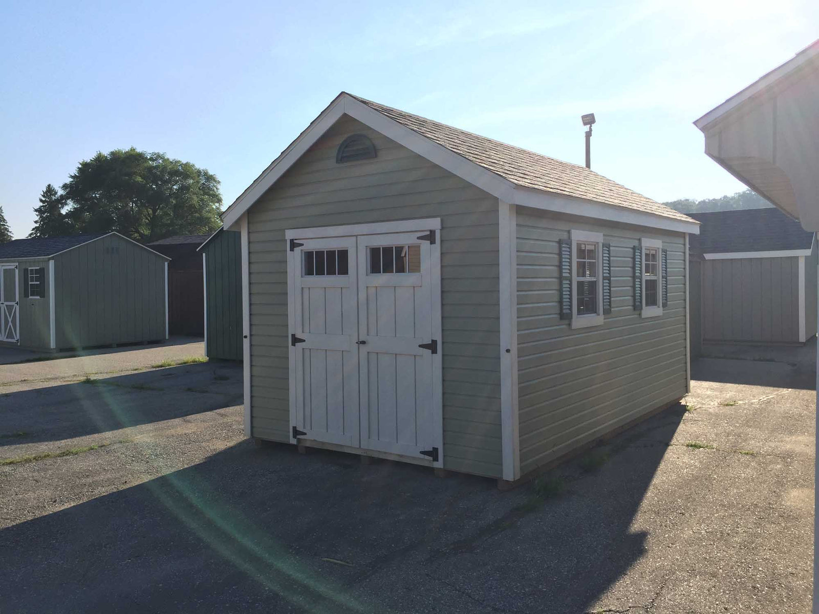 Vinyl Cape Cod Deluxe Shed | Cedar Rock Barns