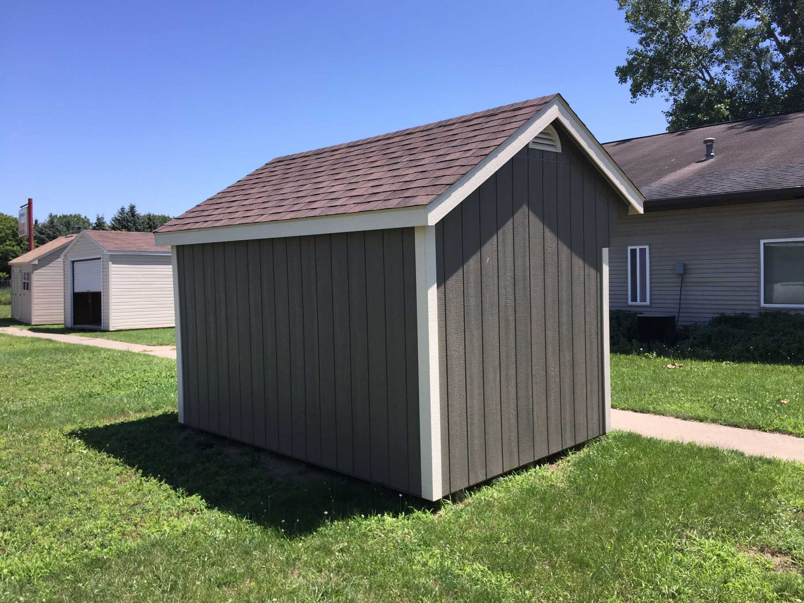 Painted Carriage House Deluxe Shed | Cedar Rock Barns