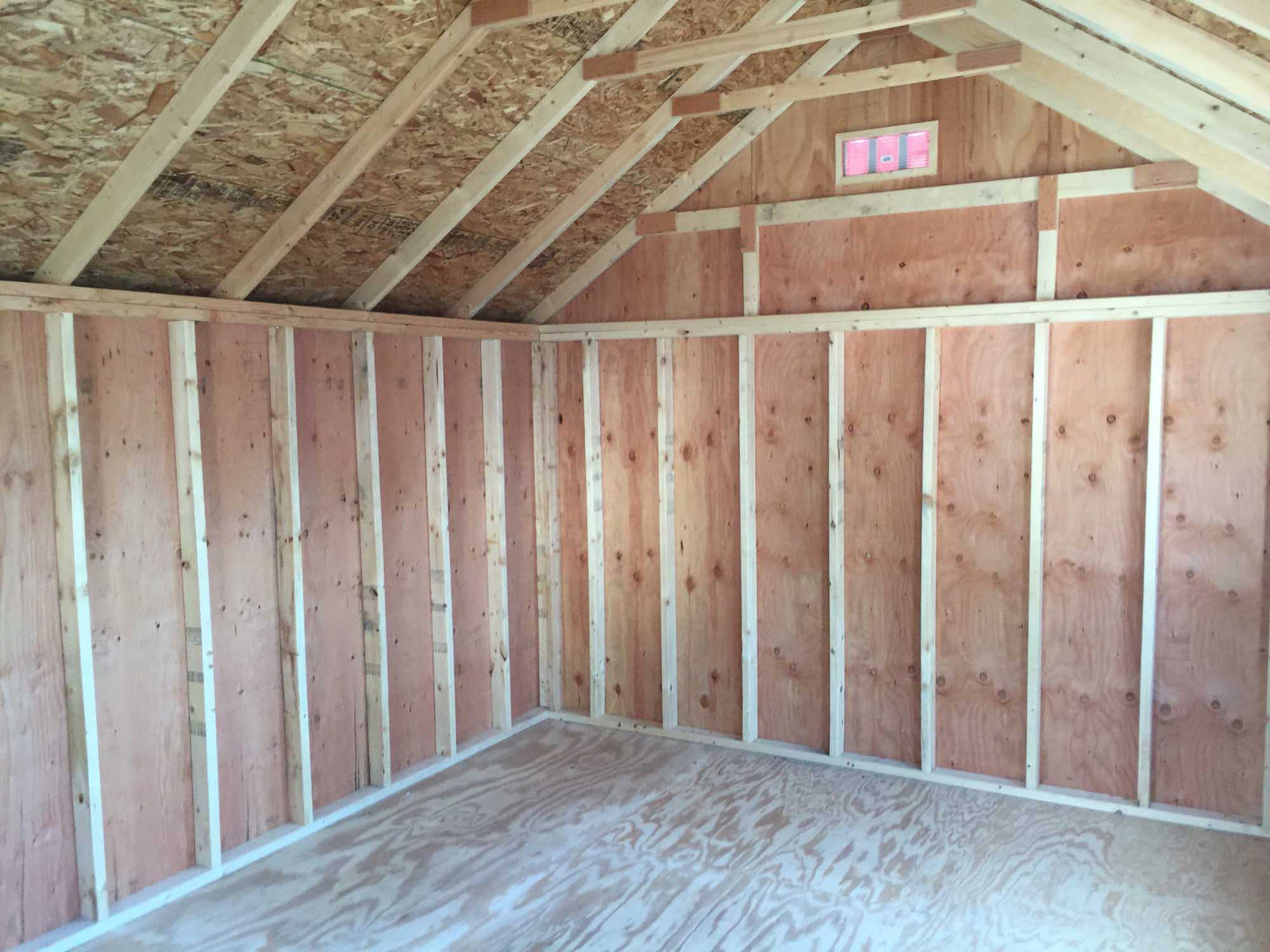 Painted Chalet Shed | Cedar Rock Barns