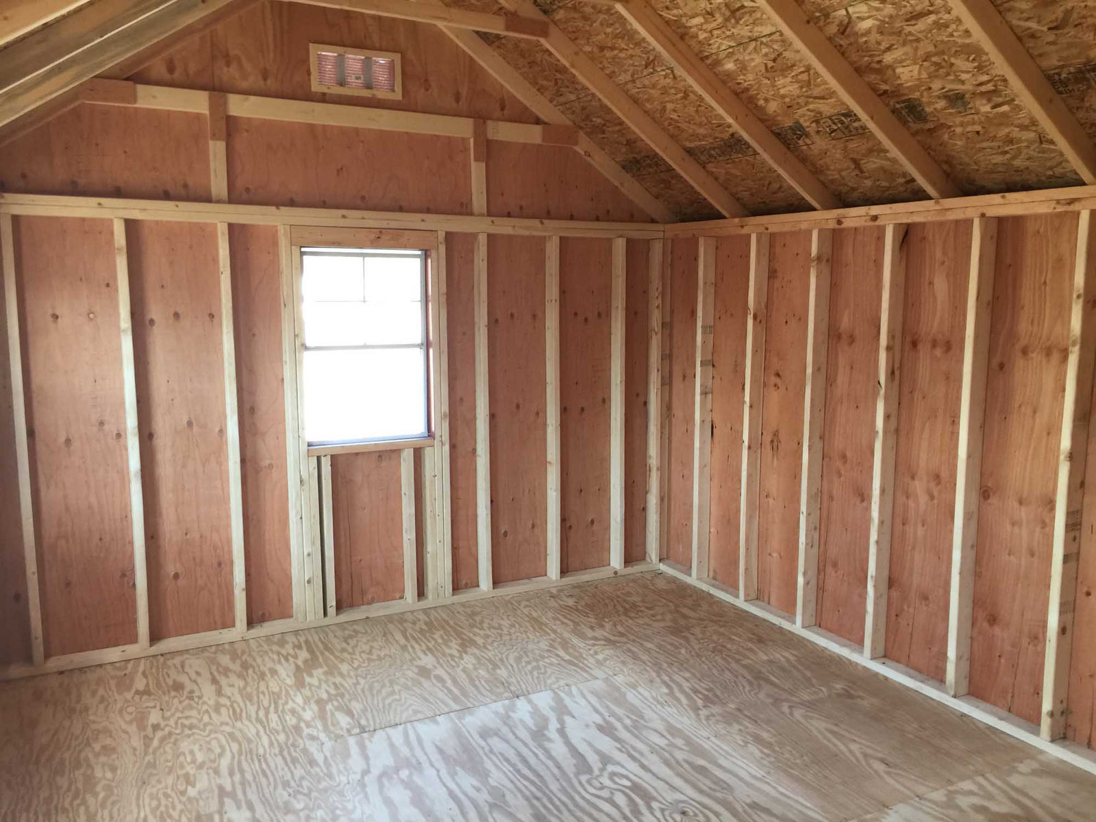 Painted Chalet Deluxe Shed | Cedar Rock Barns