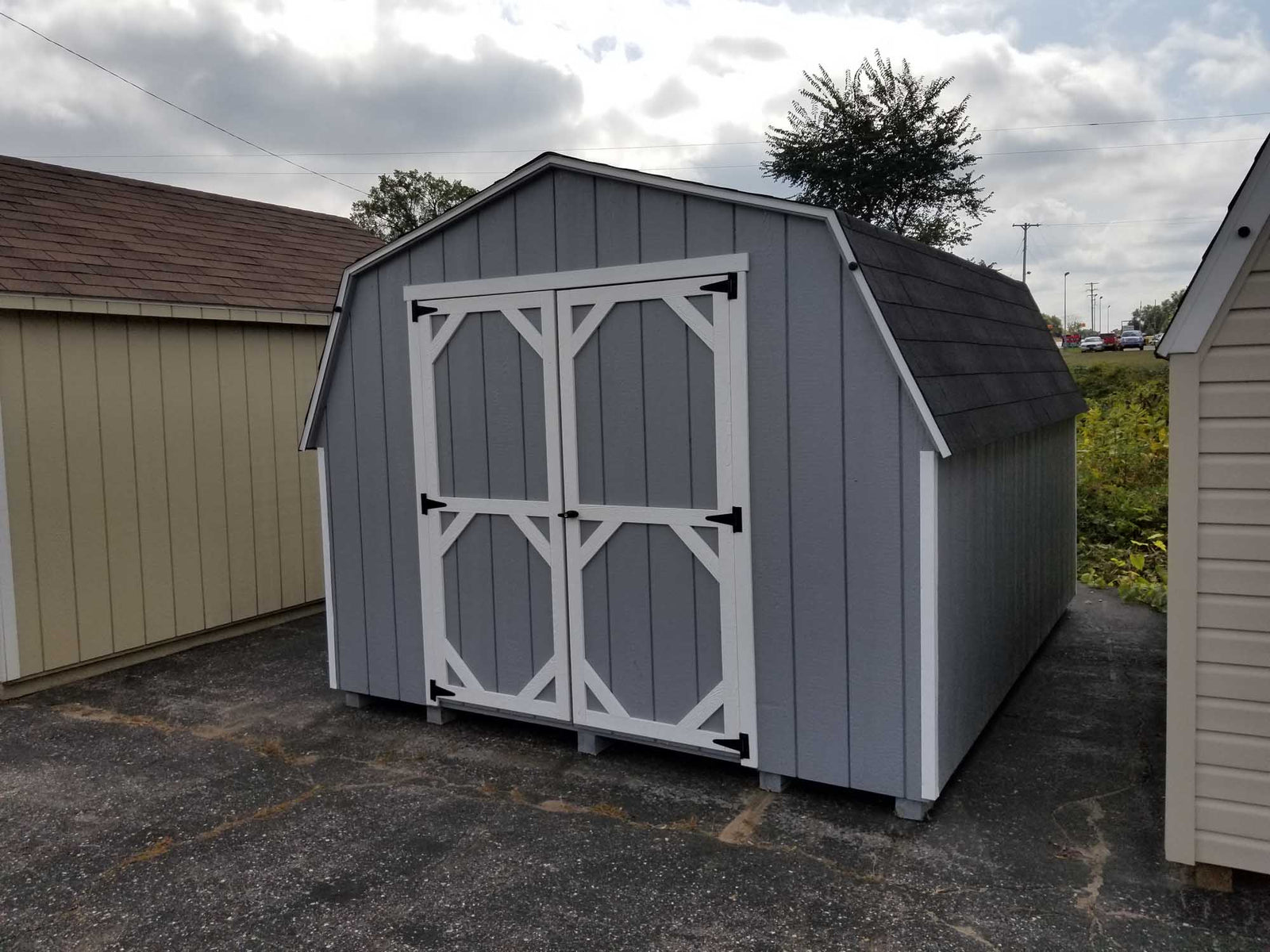 8' Painted Pro Series Shed | Cedar Rock Barns