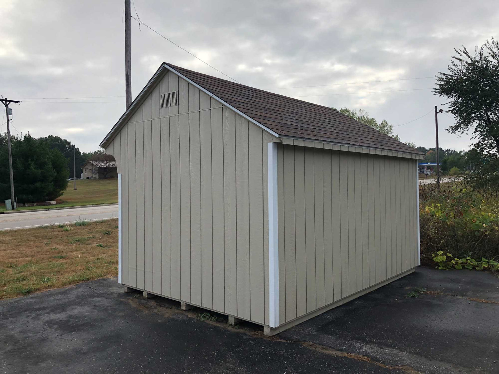 Painted Carriage House Shed | Cedar Rock Barns