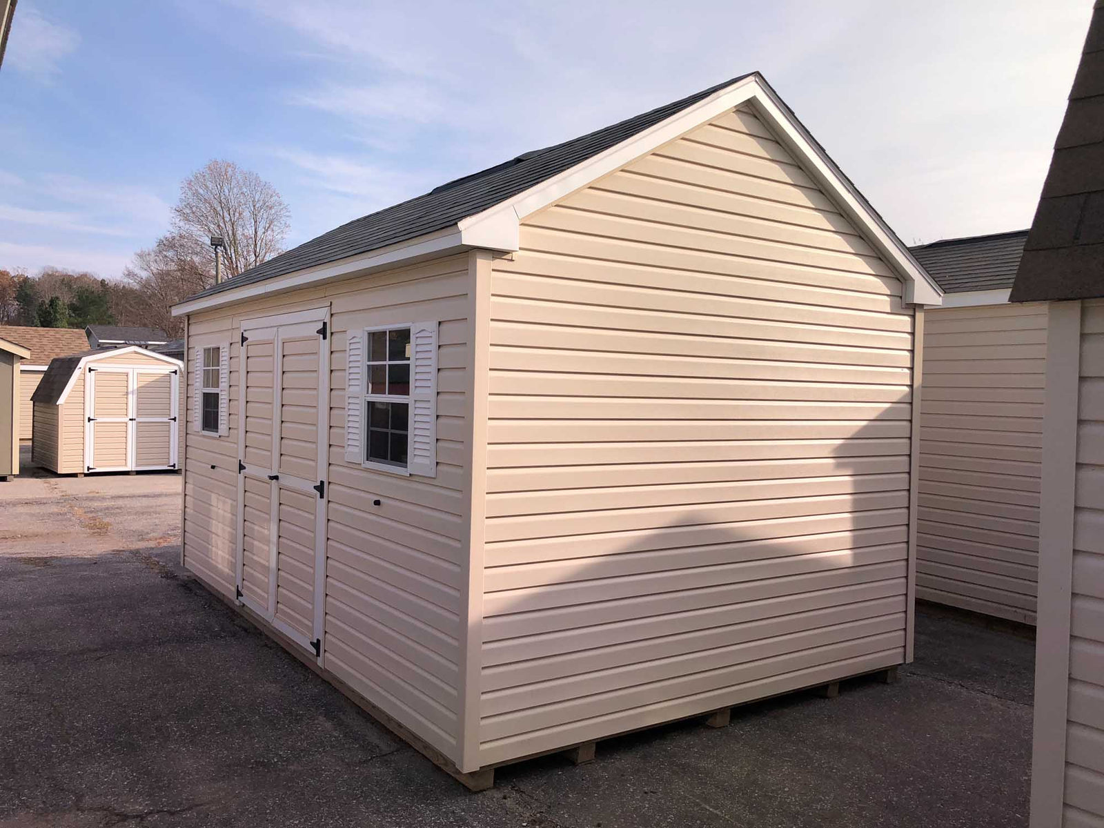 Vinyl Cape Cod Shed | Cedar Rock Barns