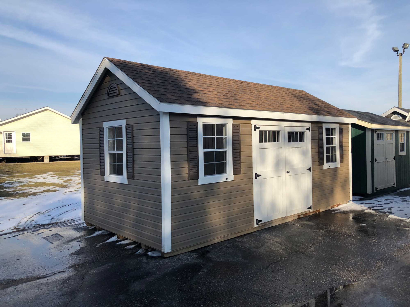 Vinyl Cape Cod Deluxe Shed | Cedar Rock Barns