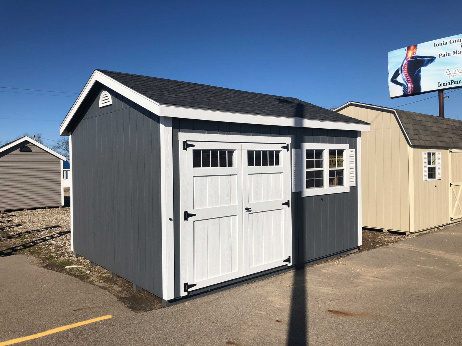 Painted Cape Cod Deluxe Shed | Cedar Rock Barns