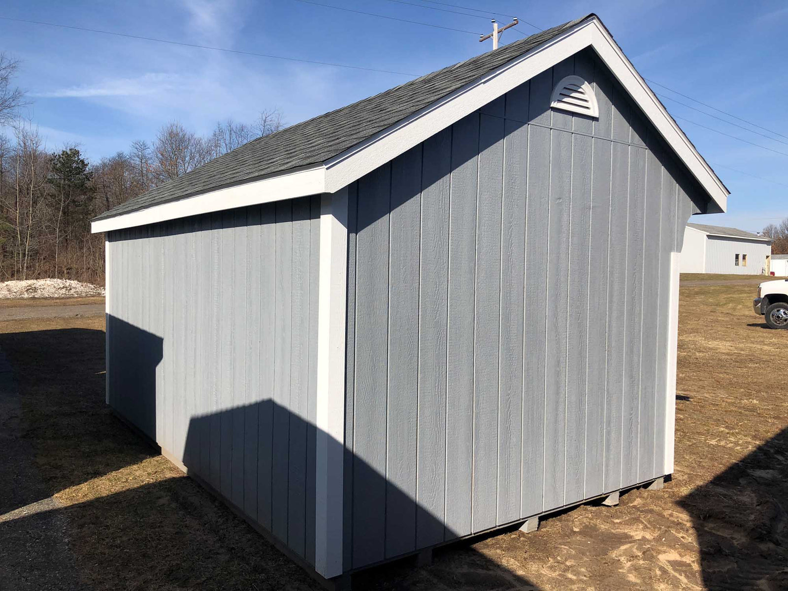 Painted Carriage House Deluxe Shed | Cedar Rock Barns
