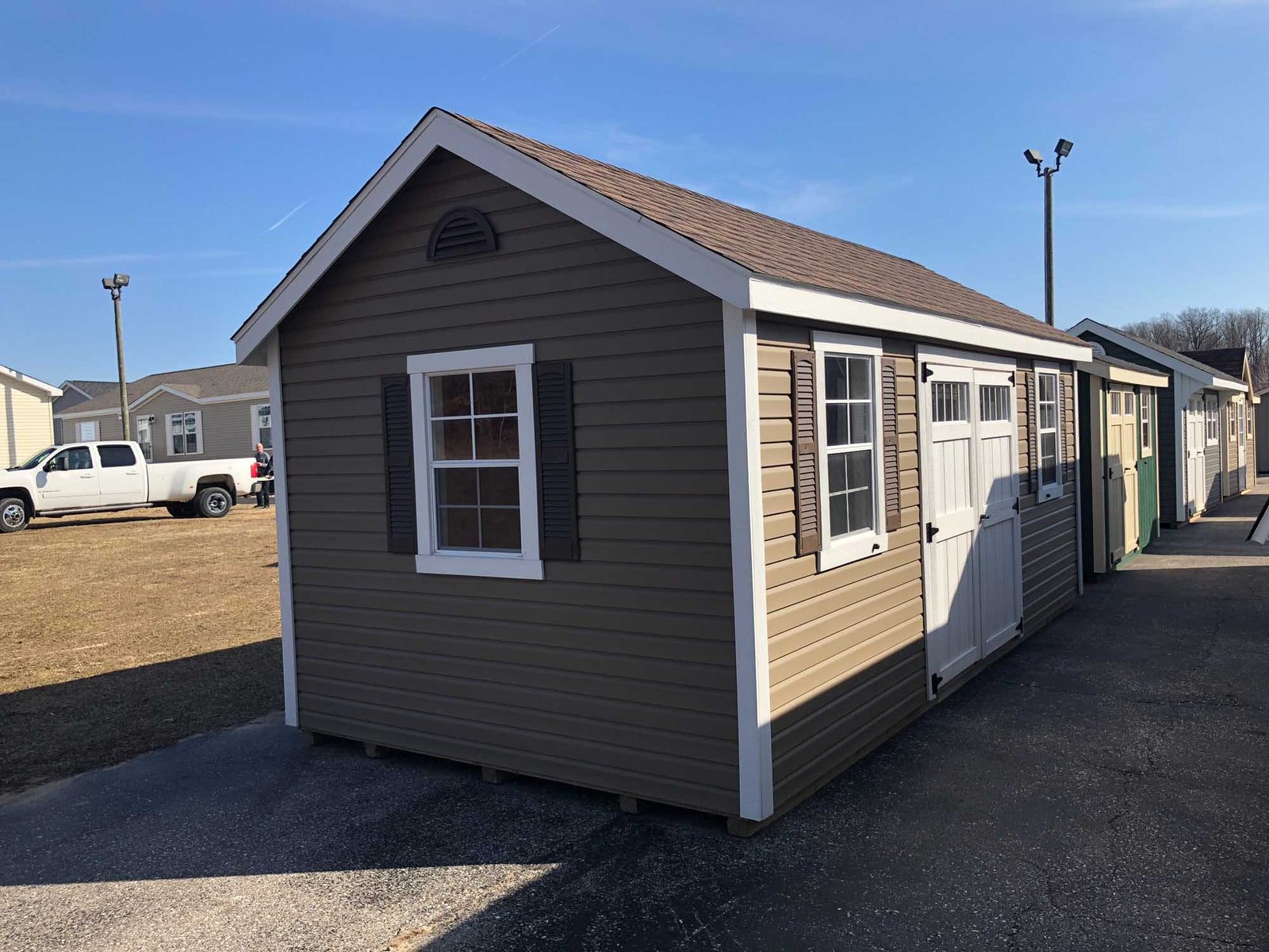 Vinyl Cape Cod Deluxe Shed | Cedar Rock Barns