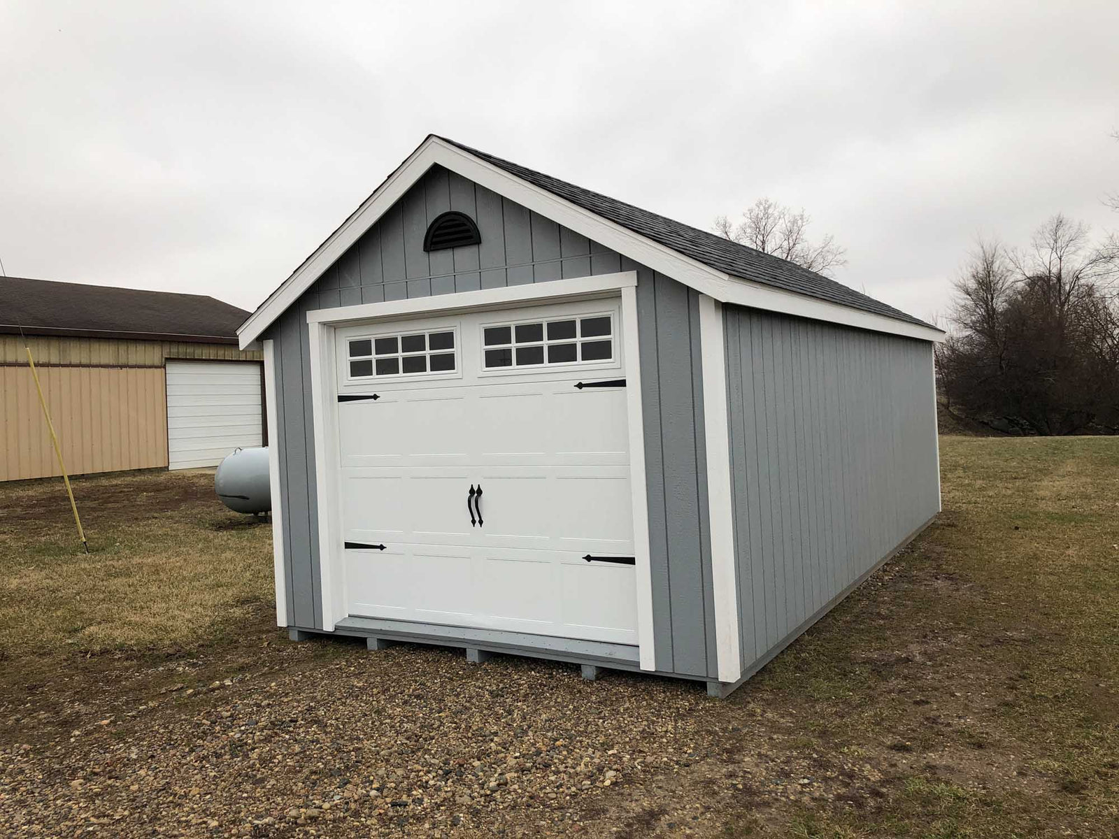Painted Cape Cod Deluxe Shed | Cedar Rock Barns