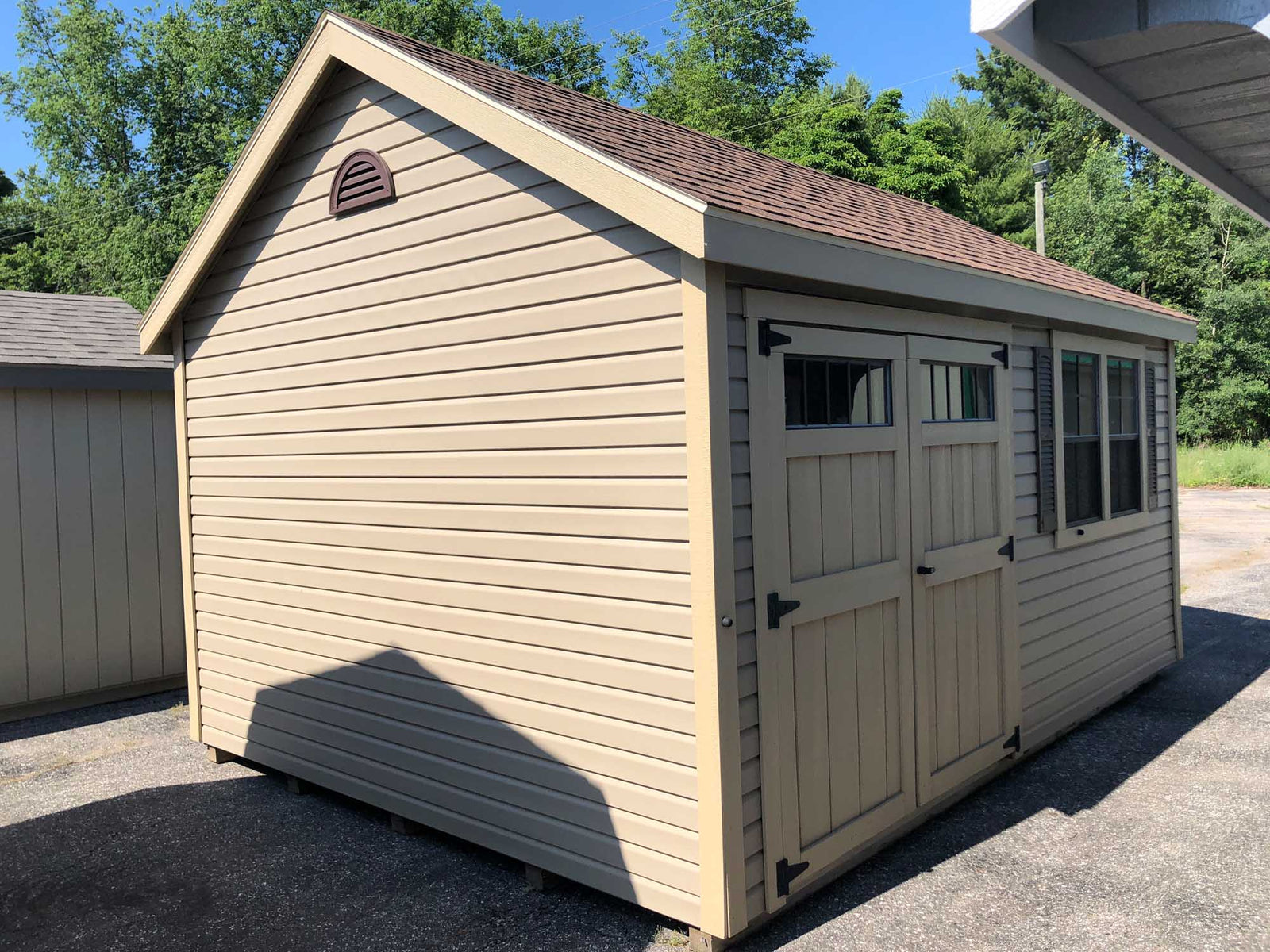 Vinyl Cape Cod Deluxe Shed | Cedar Rock Barns