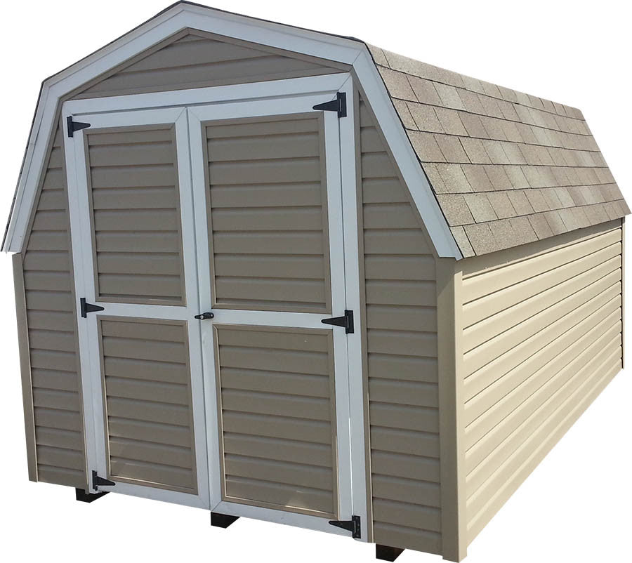 8ft vinyl Pro Series storage shed - Amish-built value shed Michigan - Cedar Rock Barns