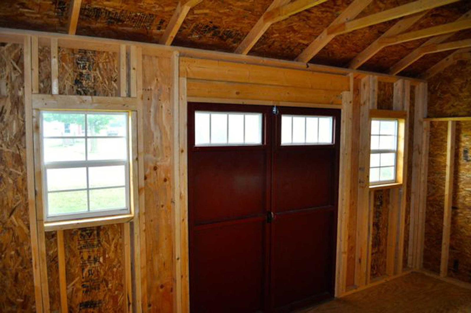 Vinyl Carriage House Deluxe Shed | Cedar Rock Barns