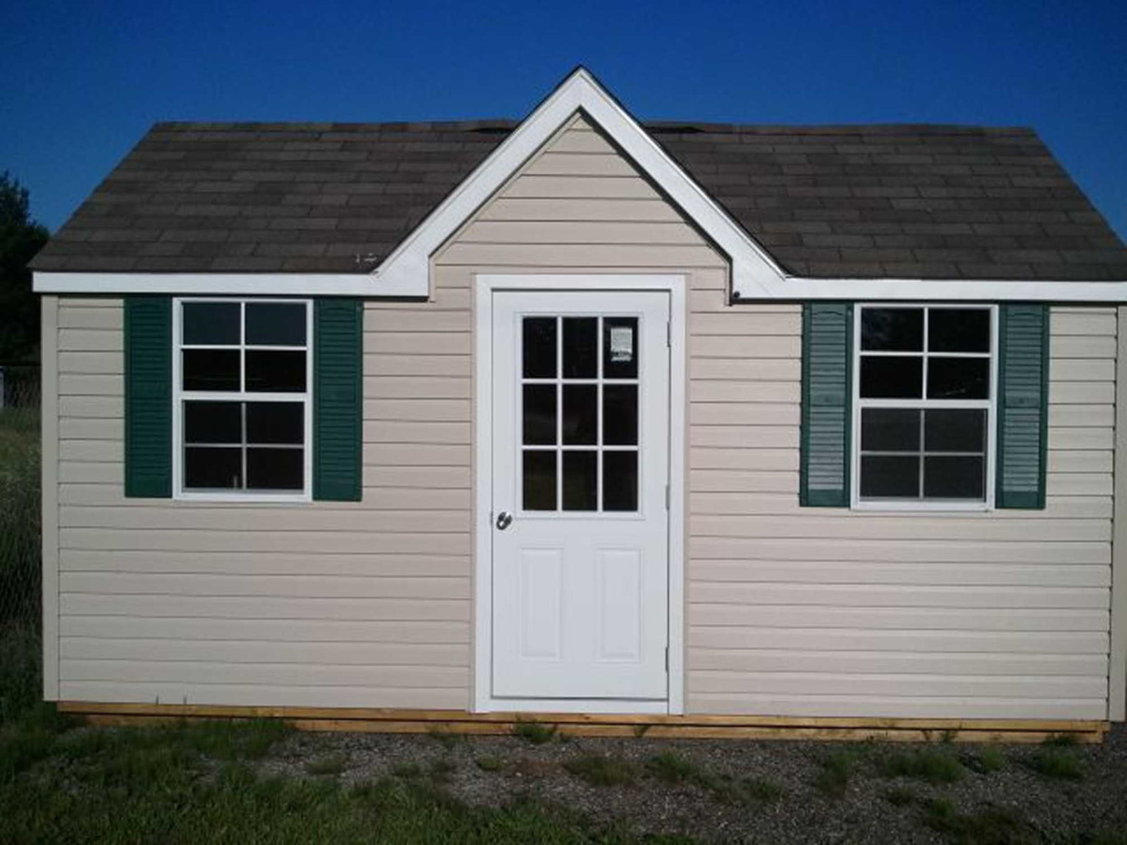 Vinyl Chalet Shed