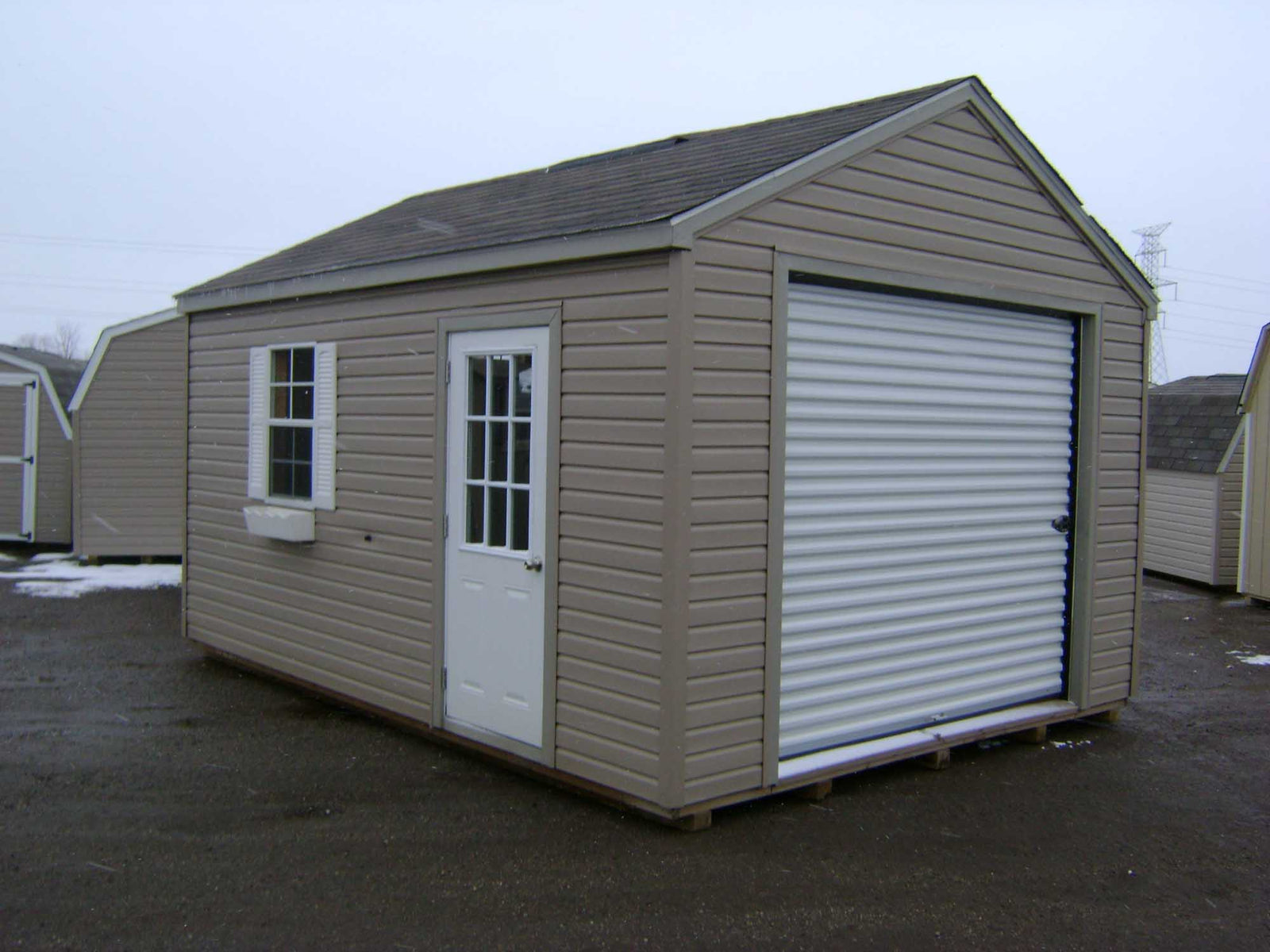Vinyl Garage Shed | Cedar Rock Barns