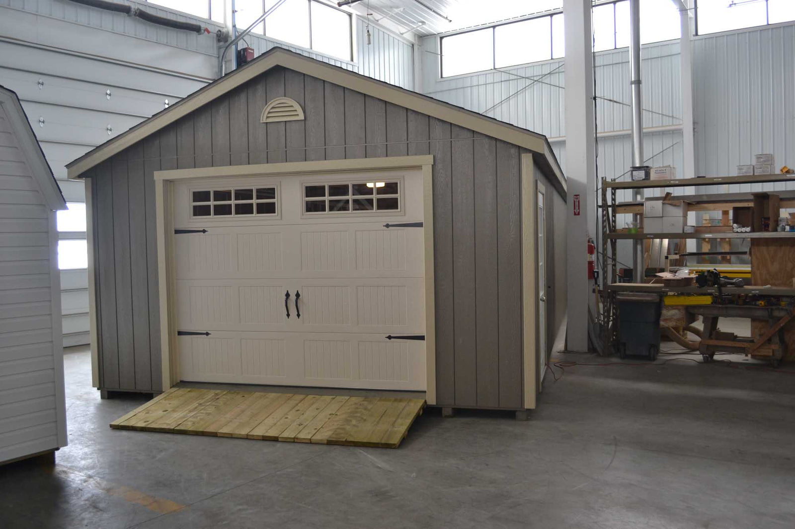 Painted Garage Deluxe Shed | Cedar Rock Barns