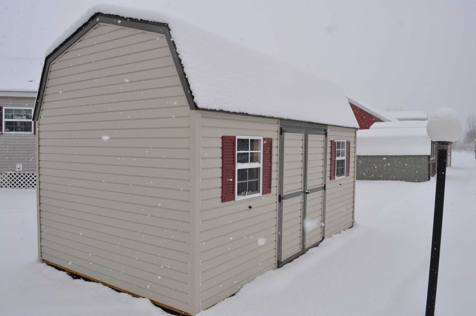Vinyl Dutch Barn Shed