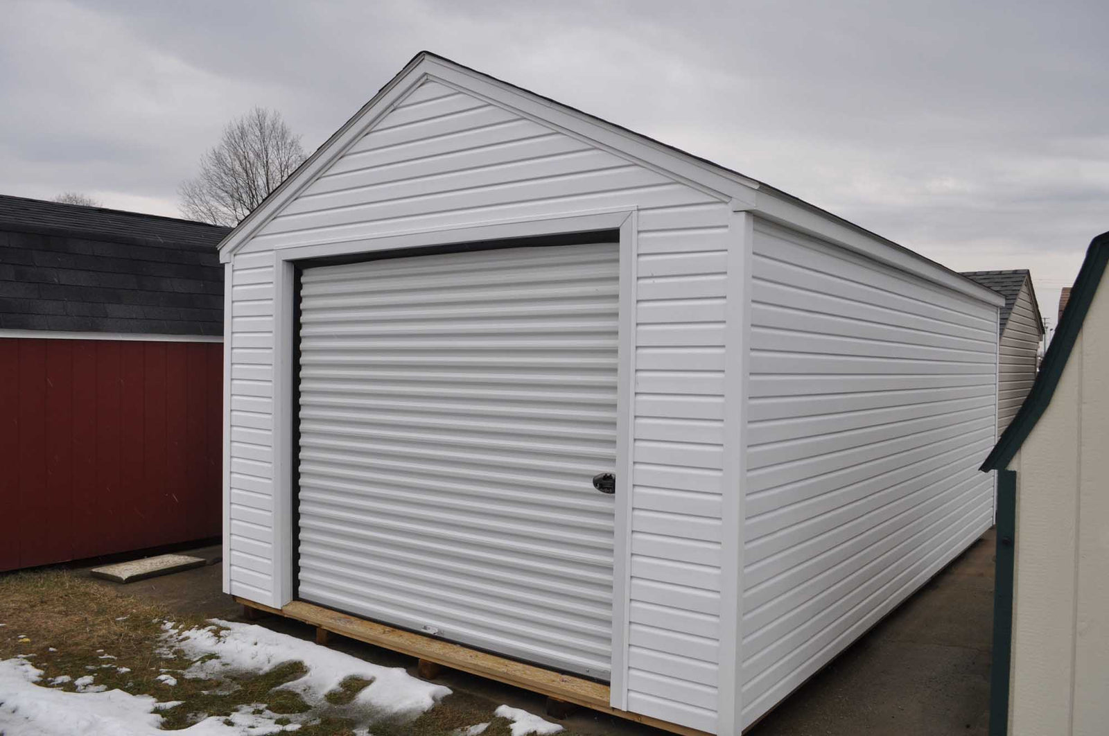Vinyl Garage Shed | Cedar Rock Barns