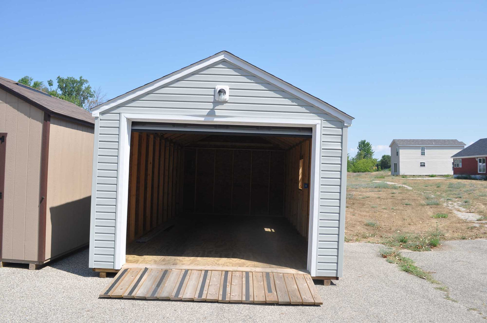 Vinyl Garage Shed | Cedar Rock Barns