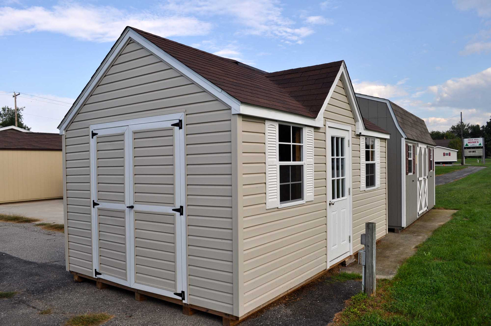 Vinyl Chalet Shed