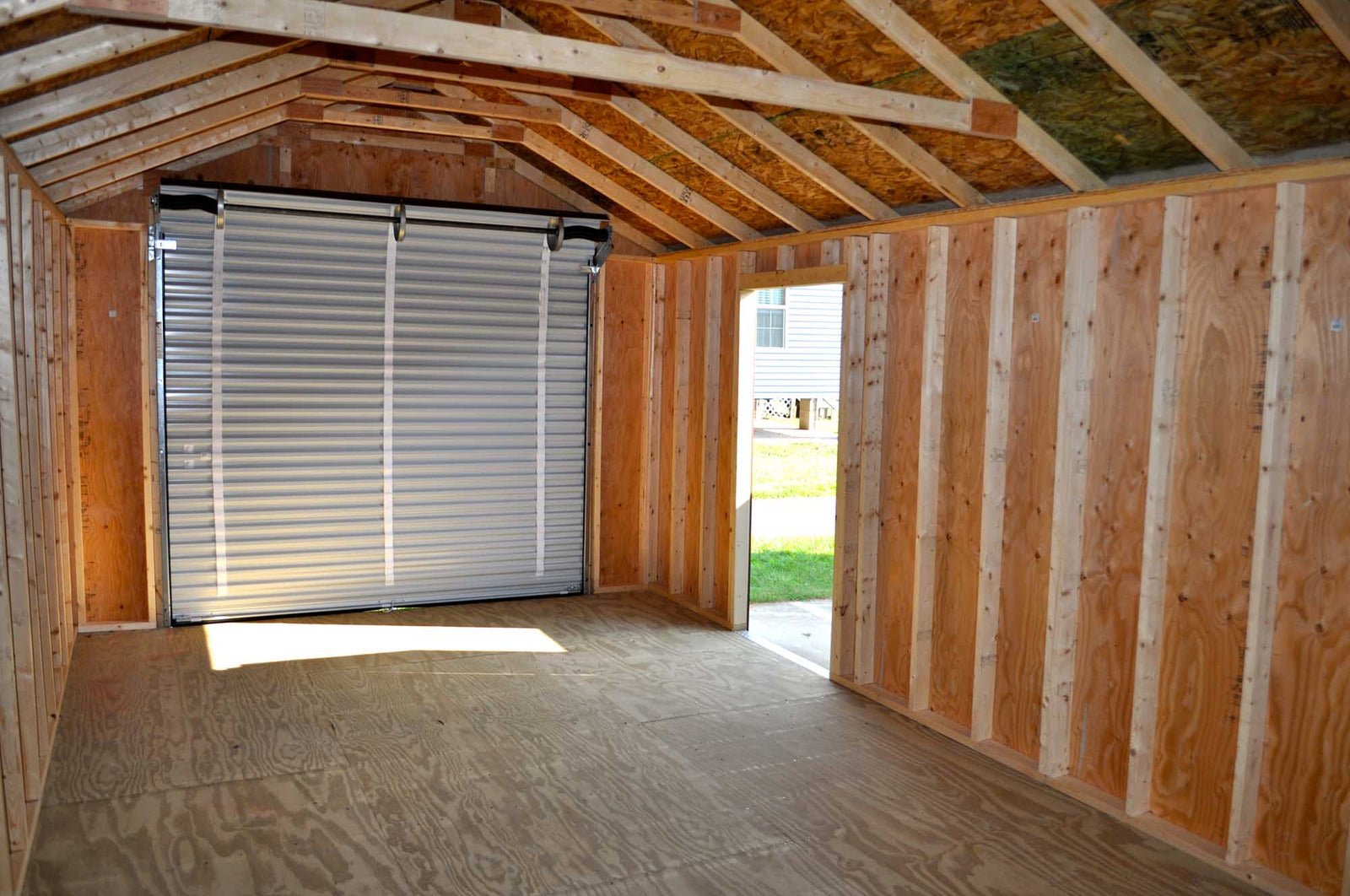 Painted Garage Shed | Cedar Rock Barns