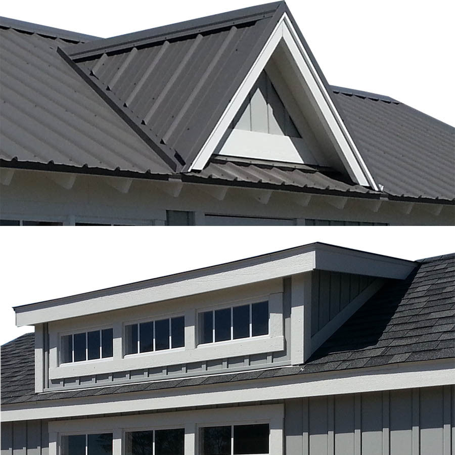 Dormer R100 Shed Dormers | Extra Headroom & Light | Cedar Rock Barns Michigan ...