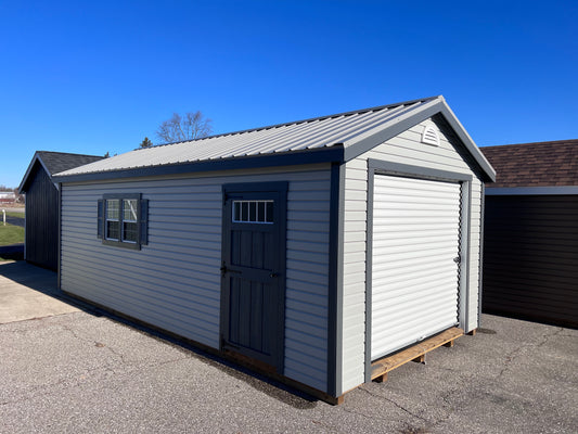 12x24 Vinyl Garage w/ Deluxe - QP456