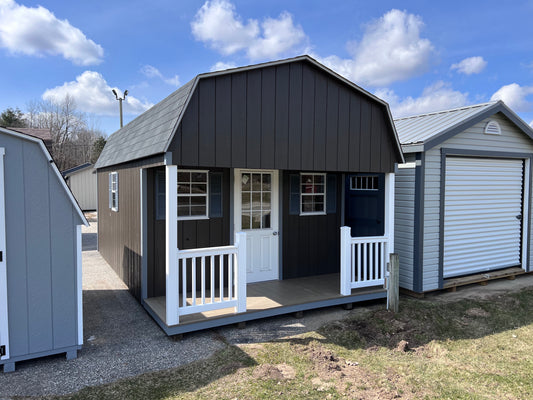 12x20 Lofted Barn w/ Porch - QP630